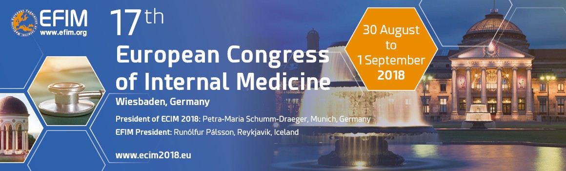 Resultado de imagen para 17th European Congress of Internal Medicine 2018