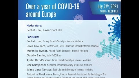 EFIM Webinar - Over a year of COVID-19 around Europe
