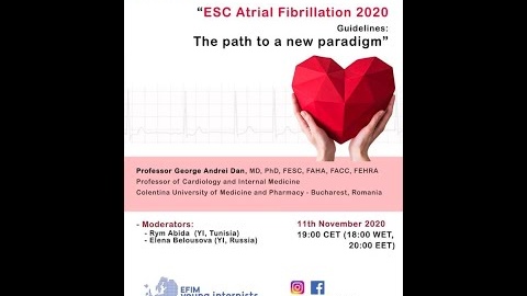 YI webinar - ESC Atrial Fibrillation 2020 Guidelines: he path to a new paradigm