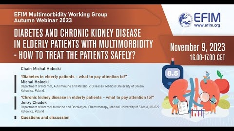 DIABETES AND CHRONIC KIDNEY DISEASE IN ELDERLY PATIENTS WITH MULTIMORBIDITY