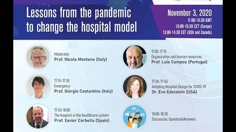 EFIM webinar: "Lessons from the pandemic to change the hospital model"